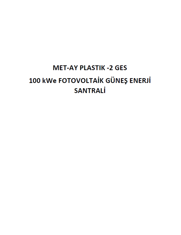 METAY PLASTİK-2 GES (127,53 kWp)-image